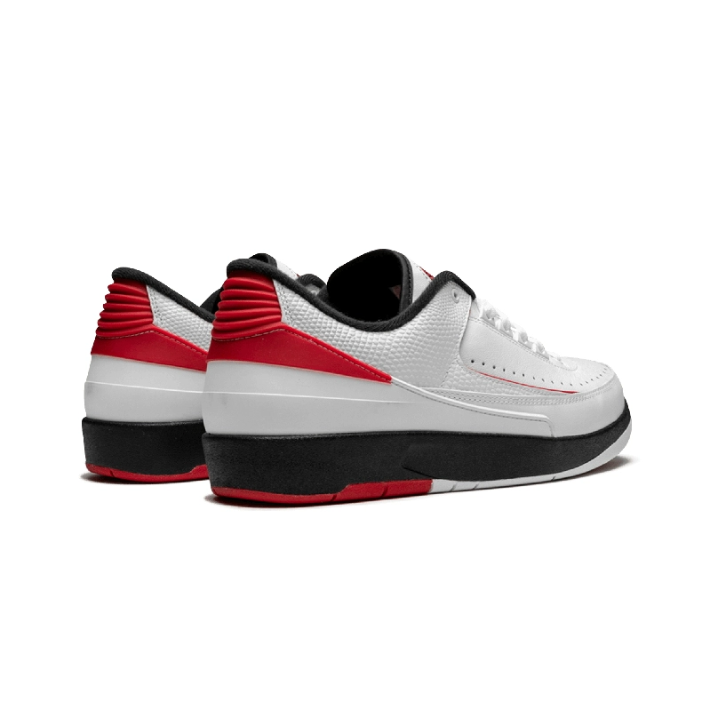 Air Jordan 2 Low aj2 Giày nam Chicago Bulls Trắng Đen Đỏ Giày bóng rổ 832819 101 - Giày bóng rổ giày thể thao nam giá rẻ