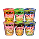 Nissin large cup with 6 cups of seafood multi-choice instant noodles