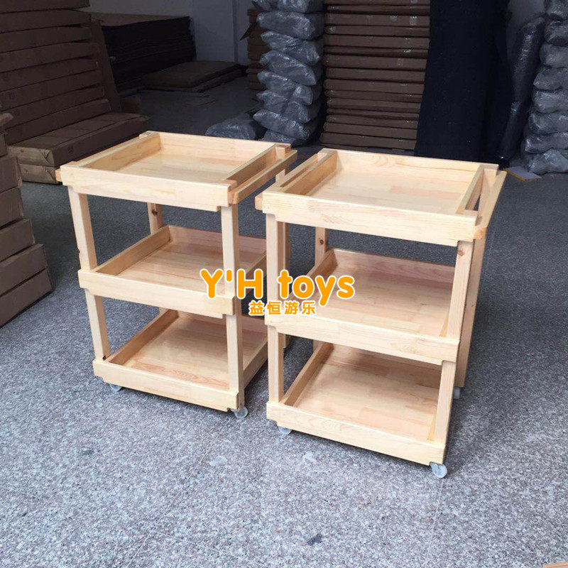 Kindergarten art table art room supplies rack mobile art table children's art cabinet corner toy cabinet
