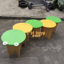 Early Childhood Teaching Garden Flowers Type Parquet Table Petals Table Triangular Trapezoidal Parquet Table Fur Caterpillar Painting Table Children Styling Table