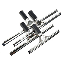 Scraper turntable Glass cleaner Table scraper brush Stainless steel glass scraper window cleaner Rubber strip window cleaner