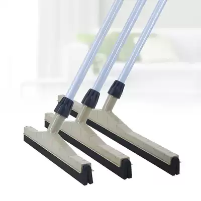 Glass push water scraper ground large water scraper long handle plastic rubber cotton tile floor water purifier