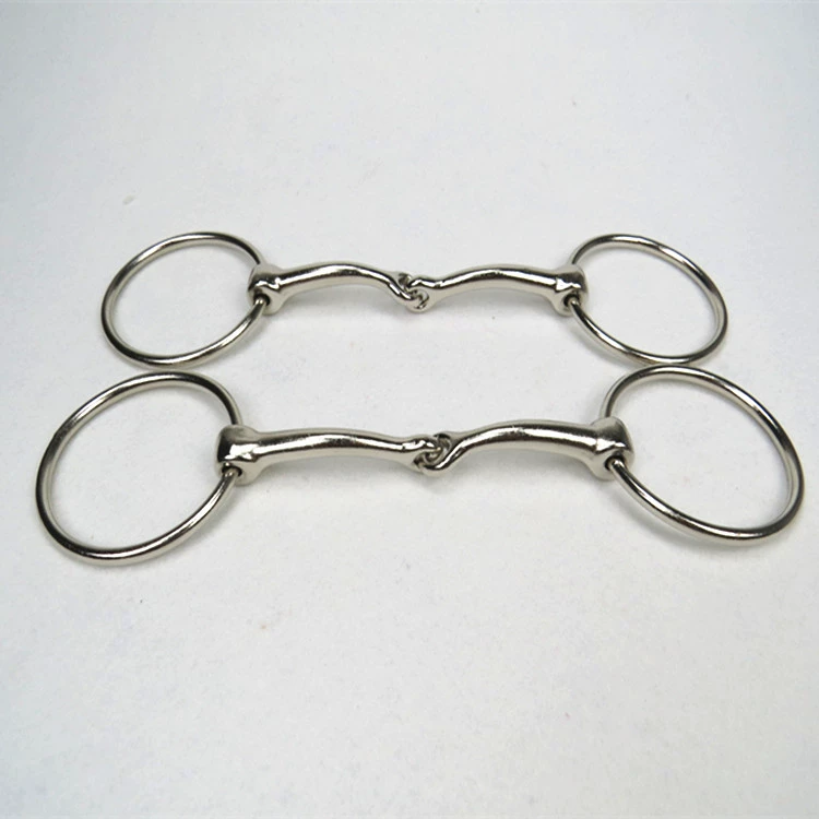 Ngựa miệng cưỡi ngựa thể thao phụ kiện nước lớn o hình thép không gỉ armature ngựa snaffle yên ngựa phụ kiện đặc biệt cung cấp