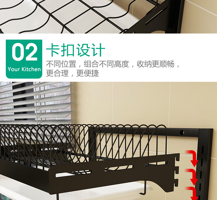 Đấm không gỉ nhà bếp bằng thép không gỉ lưu trữ giá treo tường đũa đũa nhà bếp cung cấp dao giá lưu trữ móc áo - Phòng bếp chao gang