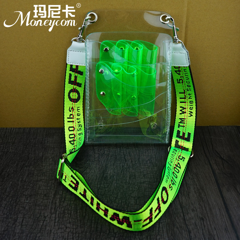 Hairdressing Scissors Bag Hair Stylist Special pocket Diagonal Satchel Mesh Red Transparent Sheen Bag Satchel Haircut Scissors Kit