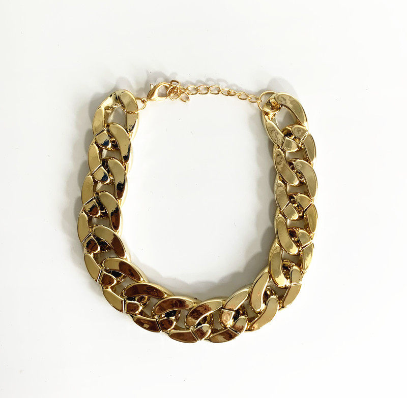 Pet Gold Necklace Cat Necklace with a small necklace