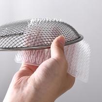 Finger ring fruit and vegetable cleaning brush can be bent to wash potatoes vegetables and fruits artifact kitchen finger set multi-functional cleaning brush