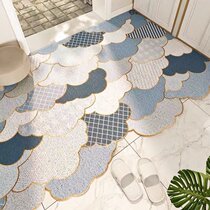 Nordic American simple entrance foot pad Nordic door mat silk loop door mat home door mat resistance