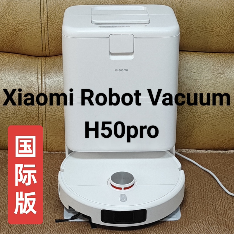 Xiaomi Robot Vacuum H50Pro Mijia Robot Vacuum Cleaner International Version Self-Cleaning Sweeping and Mopping