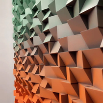 Solid wood acoustic audition room ktv sound-absorbing panel sound insulation diffusion panel material recording studio audio-visual room wall