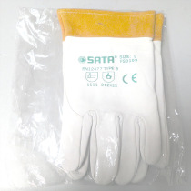 Shida gloves SATA argon arc welding gloves Sheepskin fire line sewing welder gloves Labor protection supplies FS0109