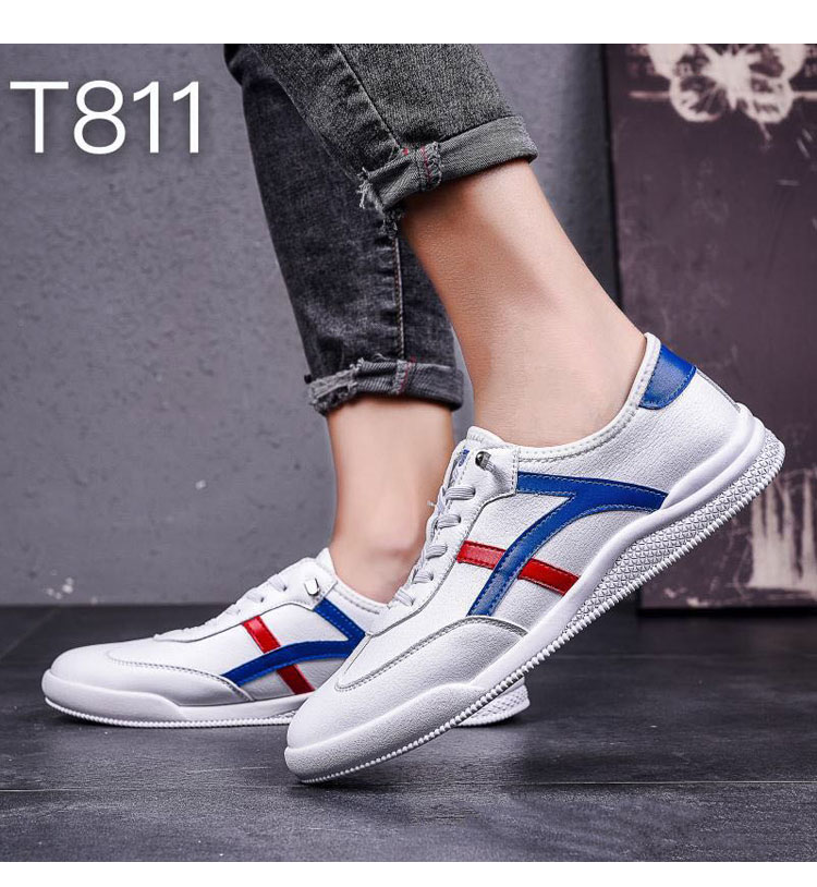 Mùa thu mới 2019 giày nam màu trắng người xã hội thể thao hoang dã thời trang thấp để giúp một bàn đạp giày bình thường - Giày thấp giày thể thao bitis nam