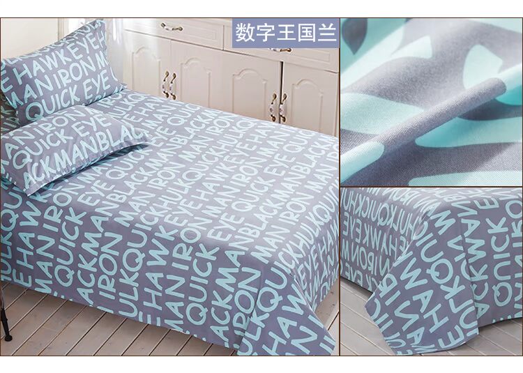 Tấm vải bông đơn Tấm ga trải giường đơn mùa thu và mùa đông Sinh viên giường ngủ cotton 1,5 mét 1,8m2.0m drap phủ giường