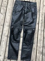 METAL HEART American locomotive motorcycle cruise locomotive mens leather denim cycling pants