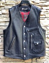 METAL HEART v-collar Ami Kazi retro locomotive style vest