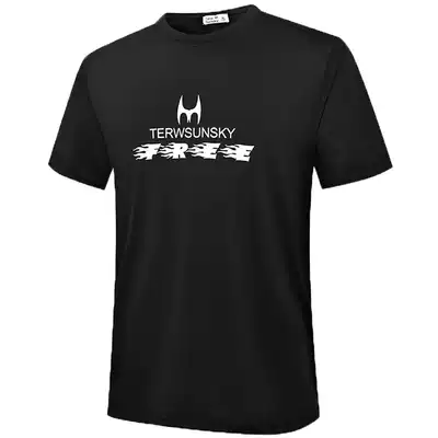 New four-sided elastic outdoor quick-drying T-shirt men's short-sleeved round neck breathable perspiration sportswear running fitness shirt