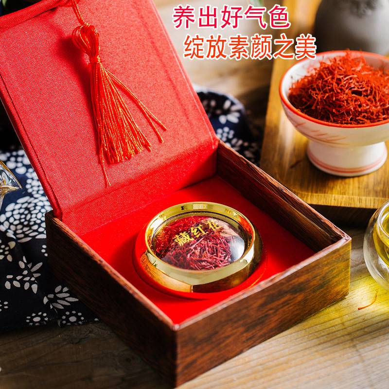 Saffron official flagship store Super Tibet Tongrentang Iran Dubai filament saffron tea 5G soaking water