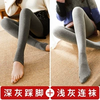 Глубокие серые ступени+светло -серые носки