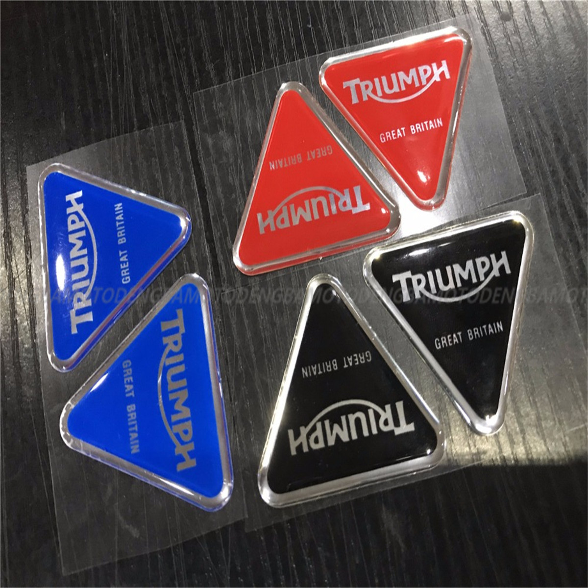 Applicable to Triumph universal locomotive Bing cover three-dimensional glue sticker sticker decal car sticker