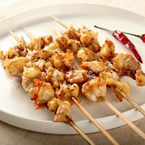 How many palm treasure skewers 20 skewers chicken skewers chicken joint bone skewers chicken feet Palm meat fried barbecue semi-finished products