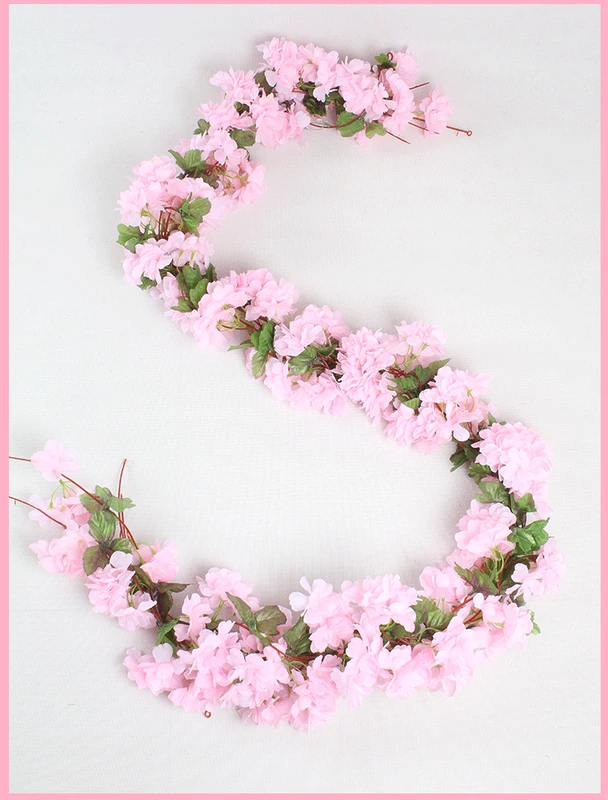 Mô phỏng hoa lụa mây trang trí nho cherry ống quanh co phòng khách nhựa giả hoa cưới trang trí nội thất hoa - Hoa nhân tạo / Cây / Trái cây