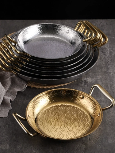 Корейская нержавеющая сталь сухой горшок горшок горшок горшок морепродукты горшка горячая точка коммерческая золотая жареная курица