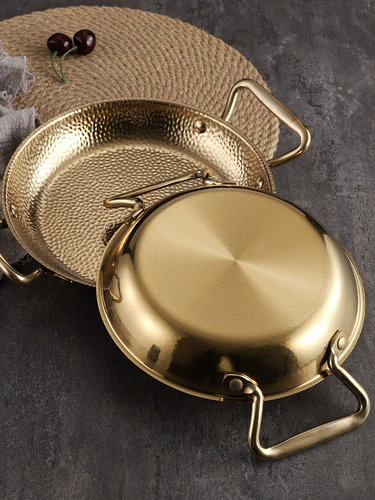 Корейская нержавеющая сталь сухой горшок горшок горшок горшок морепродукты горшка горячая точка коммерческая золотая жареная курица