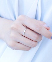 NORTH WORKS New Craftsman hand made 10 cents Morgan silver coin slender ring couple tail ring silver ornaments