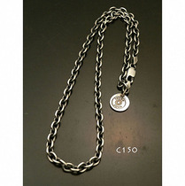 Lucky John Japanese craftsman hand-made silver jewelry Lucky Star Silver 925 sterling silver silver medals chain couple silver necklace