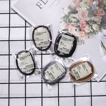 Japan MUJI MUJI MUJI Hairband popular corset hair rope three color brown black thick rubber band