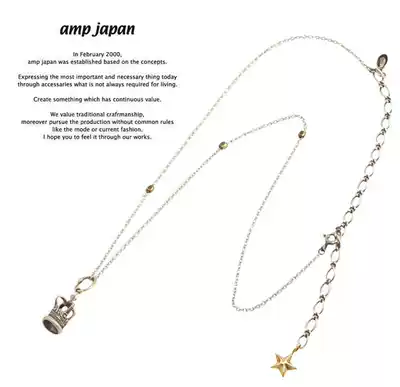 Japan amp japan handmade craftsmen make sterling silver crown 925 silver retro brass hipster necklace