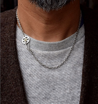 Lucky John Japanese Craftsman hand made 18K point gold pentagram flywheel taemaru silver necklace non-GOROS