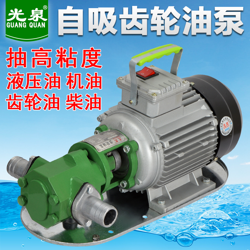 Japan Guangquan gear pump unload diesel hydraulic oil stainless steel 220v small explosion-proof wcb electric pump