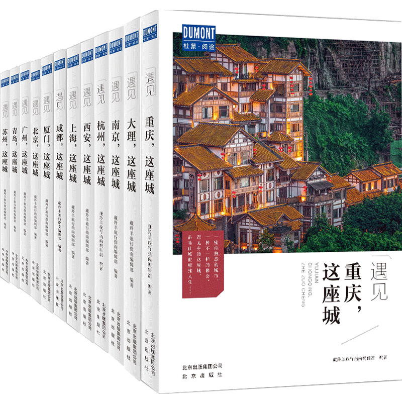 新書預售遇見系列套裝12冊 北京 成都 大理 廣州 杭州等12冊 北京 這座城藏羚羊旅行指南編輯部生活