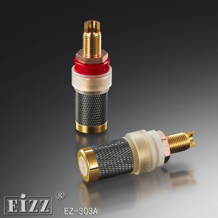 EIZZ Gallbladder Machine Power Amplifier Post Head Pure Copper Plated 24K Gold EZ-303A Banana Seat Post Head Free