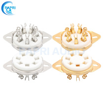 GZC7-2-G gold-plated ceramic 7-foot vacuum tube seat seven-foot bile machine socket FU-25 1625 6A6