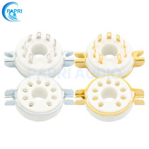 GZC9-2-G large 9-pin tube seat gold-plated nine-foot socket for EL504 EL519 and other electronic tubes