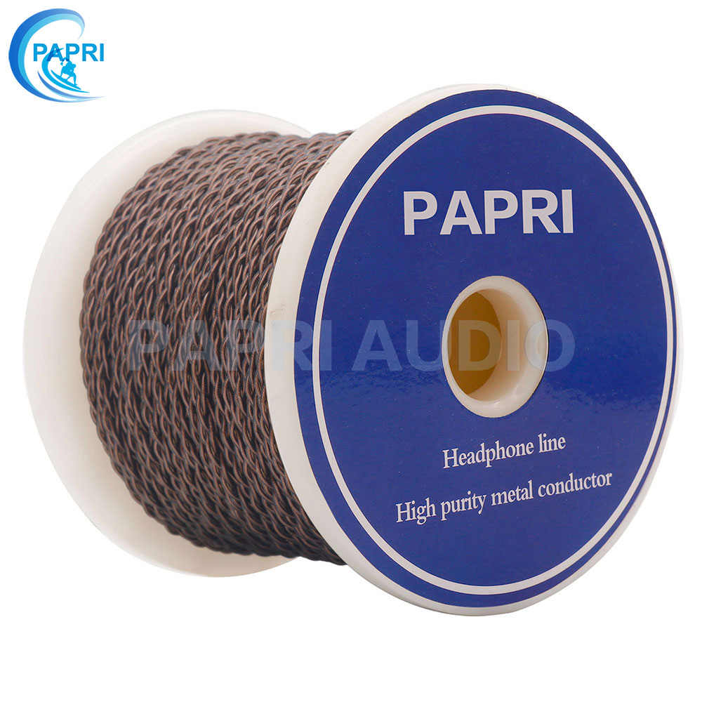 PAPRI PR01 7N OCC single crystal copper upgrade headphone cable 8-strand braided DIY fever audio pair recording cable