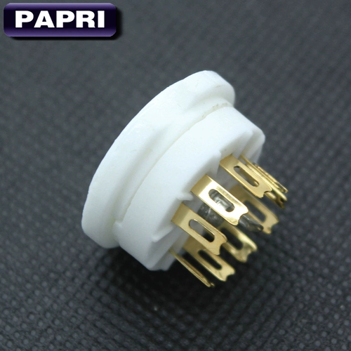 Небольшой 9 -типовой электронный трубку девять -фут, покрытые керамическим золотым фосфором, бронзовый сарай ECC83 6922 EL84 12AX7 12AU7 12AU7888 5670 6DJ4 Сиденье желчного протока Сидень