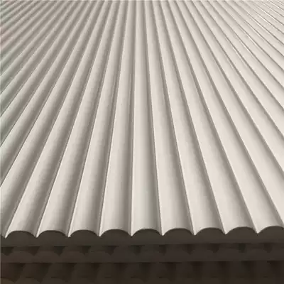 Begonia wood products wave board outer semicircle 2cm 3cm wave density board living room cabinet door background spot