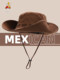 Scarecrow Western Cowboy Hat Sun Shade UV Protection Outdoor Hiking Hat Men's Fisherman Hat Sun Protection Sun Hat Women