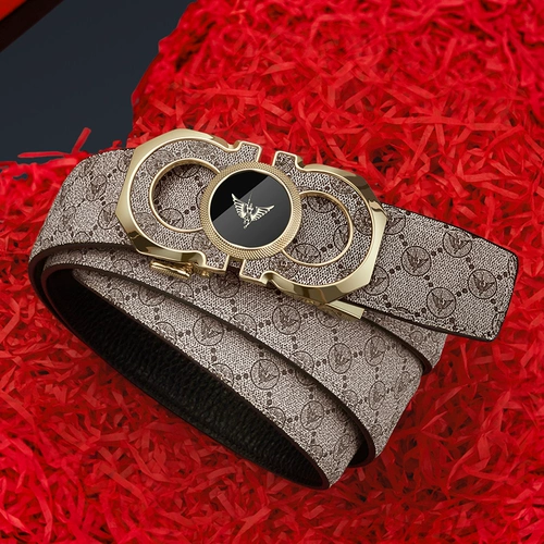 Ремень, высококлассная пряжка, трендовые универсальные штаны, из натуральной кожи