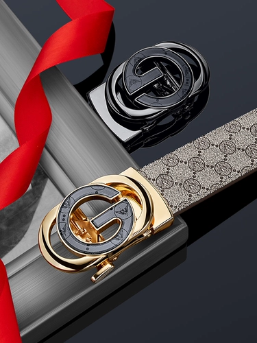 Мужской ремень-поло Ralph Lauren из натуральной кожи, мужской ремень с автоматической пряжкой, новинка 2025 года, модный молодежный высококачественный брендовый ремень