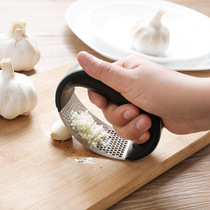 304 stainless steel mashed garlic artifact garlic press household large garlic mash ring garlic press kitchen garlic tools