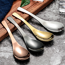 304 stainless steel spoon Home creative long handle spoon cute children cutlery cutlery baby eat tablespoon small spoon