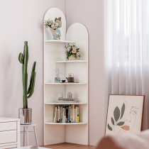 Corner Cabinet Corner Cabinet Solid Wood Wall Corner Cabinet Triangular Living-room Wall Corner Triangle Cabinet Shelve Bedroom Corner Storage Cabinet