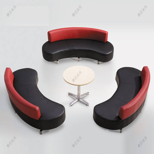 Thư viện sofa Thư viện giải trí sáng tạo nội thất văn phòng cong vườn hình sofa - Nội thất văn phòng bàn làm việc cá nhân