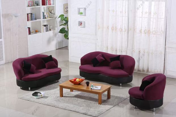 Nội thất Thâm Quyến tùy chỉnh hình dạng chờ sofa hiện đại tối giản căn hộ nhỏ phòng ngủ phòng khách ba lười biếng - Nội thất khách sạn kệ tivi gỗ