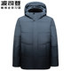 Bosideng men's brand down jacket short casual versatile thickened removable hood middle-aged winter windproof jacket