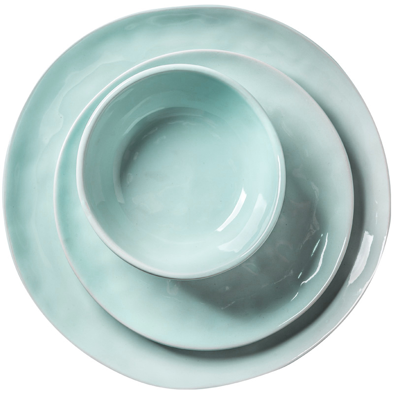 Nordic Japanese contracted wind lovers color irregular contracted ceramic bowl bowl mercifully rainbow such as bowl soup bowl dishes by hand